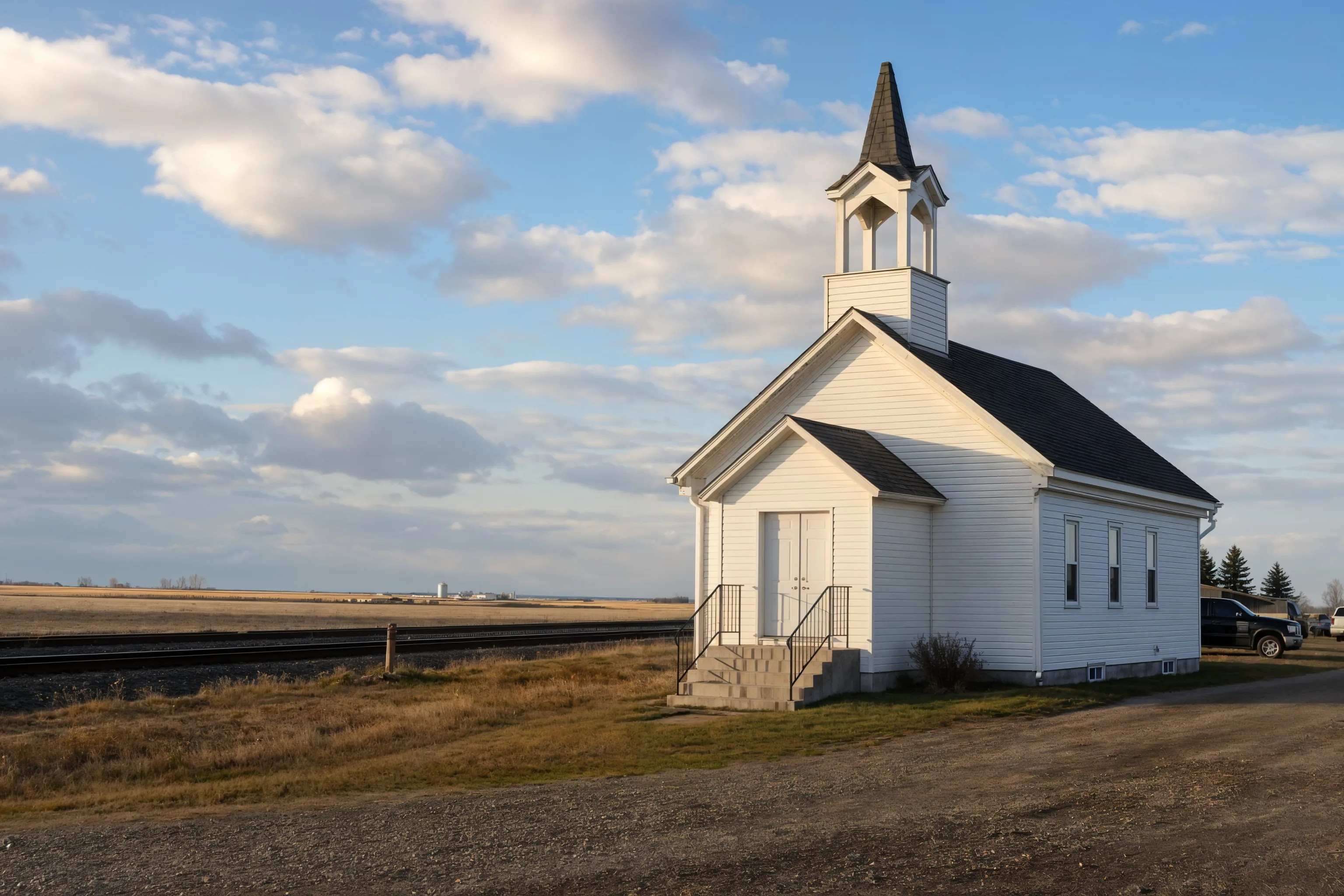 Solar installation in Balzac, Alberta